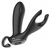 Черный вибромассажер простаты с эффектом маятника и пультом ДУ - 16 см. - Secwell - в Находке купить с доставкой