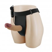 Полый вибрострапон на регулируемых трусиках Draven - 17,5 см. - Baile - купить с доставкой в Находке