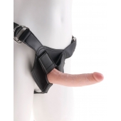 Страпон на виниловых трусиках Strap-on Harness Cock - 17,8 см. - Pipedream - купить с доставкой в Находке