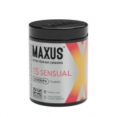 Анатомические презервативы MAXUS Sensual - 15 шт. - Maxus - купить с доставкой в Находке