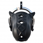 Черный замок верности Extreme Silicone Cock Blocker - Pipedream - купить с доставкой в Находке