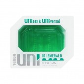 Зеленый мастурбатор-стимулятор Tenga Uni Emerald - Tenga - в Находке купить с доставкой