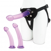 Тренировочный набор с тремя насадками Pegging Training Set - Lux Fetish - купить с доставкой в Находке