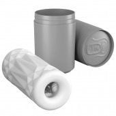 Белый компактный мастурбатор Maid Service в упаковке-банке - Baile - в Находке купить с доставкой