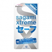 Презервативы Sagami Xtreme Ultrasafe с двойным количеством смазки - 10 шт. - Sagami - купить с доставкой в Находке
