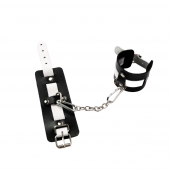 Черно-белые кожаные оковы - Crazy Handmade - купить с доставкой в Находке