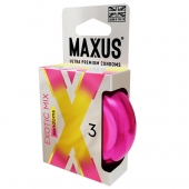 Ароматизированные презервативы Maxus Exotic Mix - 3 шт. - Maxus - купить с доставкой в Находке