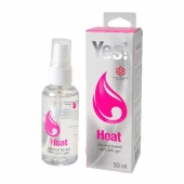 Возбуждающая силиконовая вагинальная смазка Yes Heat - 50 мл. - Sitabella - купить с доставкой в Находке