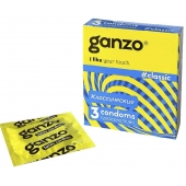 Классические презервативы с обильной смазкой Ganzo Classic - 3 шт. - Ganzo - купить с доставкой в Находке