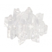 Прозрачное гелевое эрекционное кольцо-звезда - Toyfa Basic - в Находке купить с доставкой