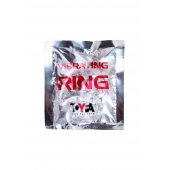 Прозрачное эрекционное кольцо с вибратором  и подхватом - Toyfa Basic - в Находке купить с доставкой