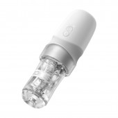 Белый автоматический мастурбатор Extra Sauce - Sauce - в Находке купить с доставкой