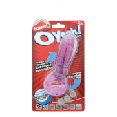Фиолетовое эрекционное кольцо с вибрацией и пальчиком OYEAH PURPLE - Screaming O - в Находке купить с доставкой