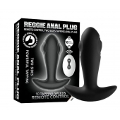 Черный массажер простаты с вибрацией, эффектом маятника и пультом ДУ - Secwell - в Находке купить с доставкой