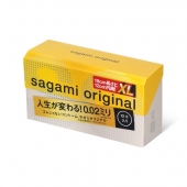 Презервативы увеличенного размера Sagami Original 0.02 XL-size - 12 шт. - Sagami - купить с доставкой в Находке