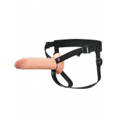 Полый страпон на ремнях 8’’ Hollow Silicone Strap-on - Pipedream - купить с доставкой в Находке