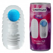 Мастурбатор с шариком внутри Wonder ball - Baile - в Находке купить с доставкой