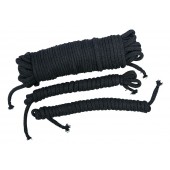 Чёрные хлопковые верёвки для бондажа - Orion - купить с доставкой в Находке