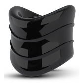 Черное эрекционное кольцо на мошонку Beef Ball Stretcher Snug X Long - Blush Novelties - в Находке купить с доставкой