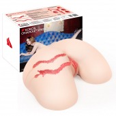 Мастурбатор-полуторс с двойным слоем материала Vanilla Onahole - KOKOS - в Находке купить с доставкой