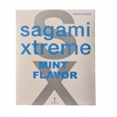 Презерватив Sagami Xtreme Mint с ароматом мяты - 1 шт. - Sagami - купить с доставкой в Находке