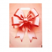 Пакет с принтом в виде банта с вырубной ручкой (30х40 см) - Сима-Ленд - купить с доставкой в Находке