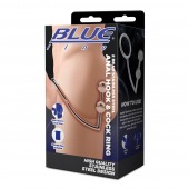 Кольцо на пенис с анальным стимулятором Two Bead Stainless Steel Anal Hook   Cock Ring - BlueLine - в Находке купить с доставкой