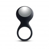 Чёрное перезаряжаемое эрекционное виброкольцо Tyler - Svakom - в Находке купить с доставкой
