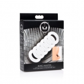 Комплект из 6 прозрачных эрекционных колец Ring Master Custom Ball Stretcher Kit - XR Brands - в Находке купить с доставкой