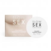 Массажная свеча для всего тела Slow Sex - 50 гр. - Bijoux Indiscrets - купить с доставкой в Находке