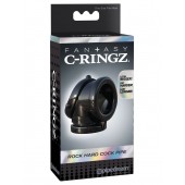 Черное эрекционное кольцо Rock Hard Cock Pipe - Pipedream - в Находке купить с доставкой