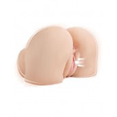 Телесный мастурбатор-полуторс с вибрацией и эффектом всасывания Back That Ass Up - Pipedream - в Находке купить с доставкой