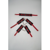 Черно-красный набор фиксаций: наручники, оковы и ошейник - Crazy Handmade - купить с доставкой в Находке