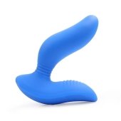 Синий вибромассажер простаты 3,5’’ Curve P-spot Massager - 12 см. - Erokay - в Находке купить с доставкой