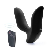 Черный вибромассажер простаты 3,5’’ Remote Control Curve P-spot Massager - 12 см. - Erokay - в Находке купить с доставкой