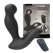 Черный вибромассажер простаты 3,5’’ Remote Control P-spot Massager - 12,5 см. - Erokay - в Находке купить с доставкой