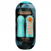 Аквамариновый мастурбатор Victoria - Baile - в Находке купить с доставкой