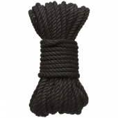 Черная верёвка для связывания и фиксации Bind Tie - 9,14 м. - Doc Johnson - купить с доставкой в Находке