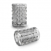 Прозрачная насадка с бороздками STAY HARD COCK SLEEVE 04 CLEAR - Blush Novelties - в Находке купить с доставкой