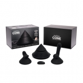 Конусный вибромассажер Cowgirl Cone с 2 насадками - CowGirl - купить с доставкой в Находке
