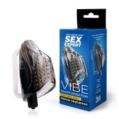 Дымчатый сквозной мастурбатор с вибрацией - Sex Expert - в Находке купить с доставкой