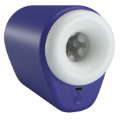 Синий автоматический вибромастурбатор Dj Lady - Baile - в Находке купить с доставкой