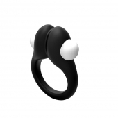 Черное эрекционное кольцо Zippy Vibrating Ring With Bullet - Adrien Lastic - в Находке купить с доставкой