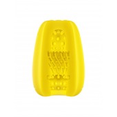 Желтый мастурбатор-яйцо Bisedze - LoveStore - в Находке купить с доставкой