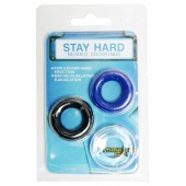 Набор из 3 эрекционных колец без рельефа - Boys of Toys - в Находке купить с доставкой