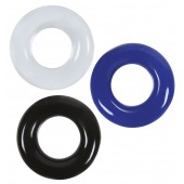 Набор из 3 эрекционных колец без рельефа - Boys of Toys - в Находке купить с доставкой