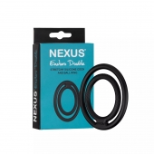 Черное двойное эрекционное кольцо Nexus Enduro Double - Nexus Range - в Находке купить с доставкой