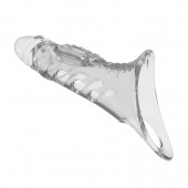 Прозрачная насадка на пенис - 22 см. - Baile - в Находке купить с доставкой