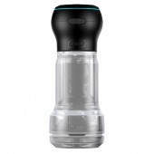 Набор PowerBlow   Feel Pocket Stroker Crystal: мастурбатор и интерактивная насадка - Kiiroo - в Находке купить с доставкой