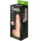 Телесный фаллоудлинитель с мошонкой Cock Next - 17 см. - LOVETOY (А-Полимер) - в Находке купить с доставкой